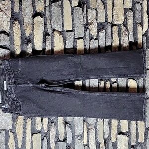 Women's Chicos platinum boot cut jeans black size 0